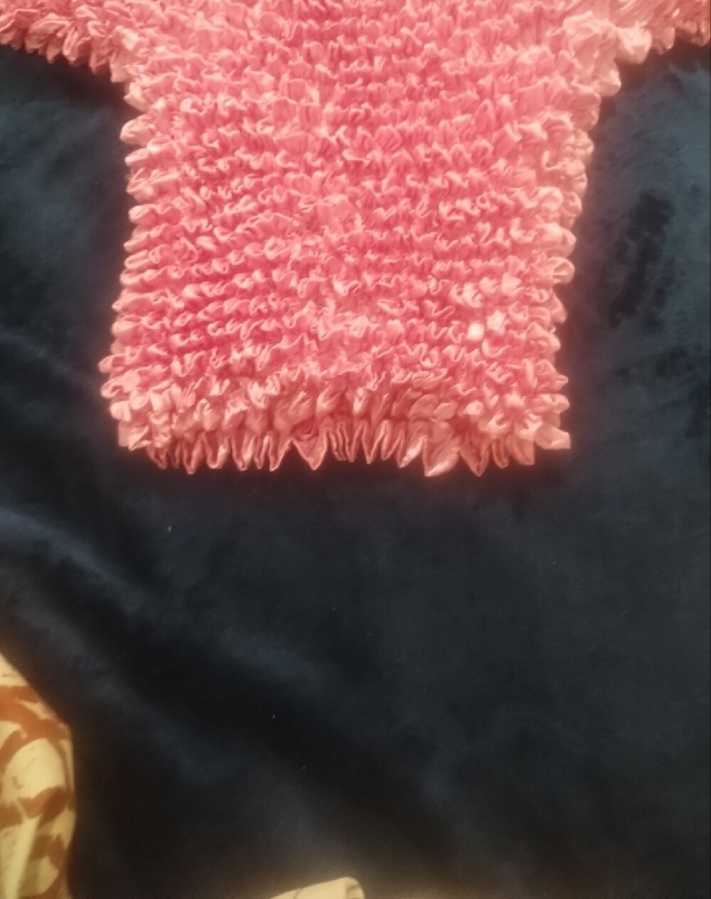 Pink Ruffled Short Sleeve Shirt - Picture 3 of 4